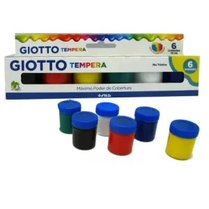 Temperas Guache - 6 colores