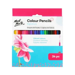 24 lápices de colores vibrantes