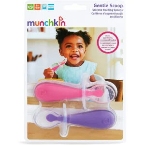 Munchkin - Set de 2 Cucharas de entrenamiento de silicona