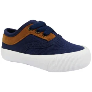 Zapato Niño Azul Negro con Café Talla 17