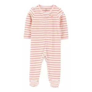 Carter's  - Pijama de Rayas Anaranjadas