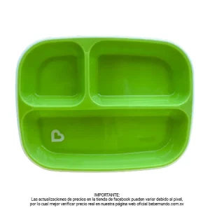 Munchkin - Plato con divisiones color verde - Individual