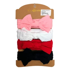 4 pack - Vinchas para cabello de bebé