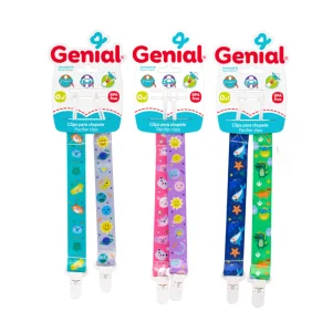 Genial - Clips para Bebé Diseño de Animalitos | +3m