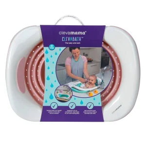 Clevamama - Bañera desplegable y antideslizante para bebé