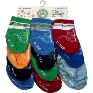 Little Me - Doce Pk de Calcetines | 0-12m , 12-24m