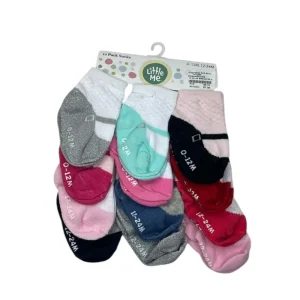 Little Me - Set de 12 Calcetines Antideslizantes | 0-12m, 12-24m