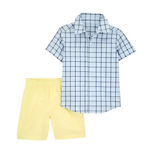 Carter´s -  Conjunto Multicolor Camisa y Short | +9M