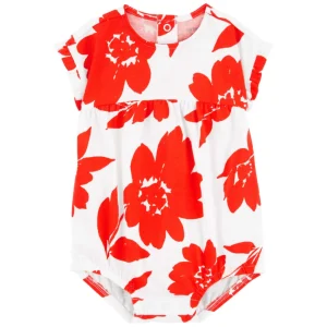 Carter´s - Romper De Burbujas Floral/Rojo | +6m