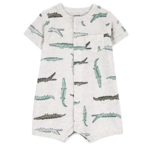 Carter´s - Mameluco con diseño de Cocodrilo |NB