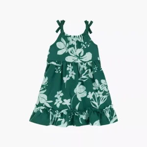 Carter's - Vestido sin Mangas con Estampado de Hojas Cubrepañal | +6m