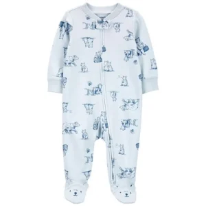 Carter´s - Pijama celeste con estampado de oso | +6m