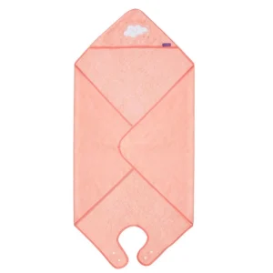 TOALLA CON CAPUCHA ROSADA