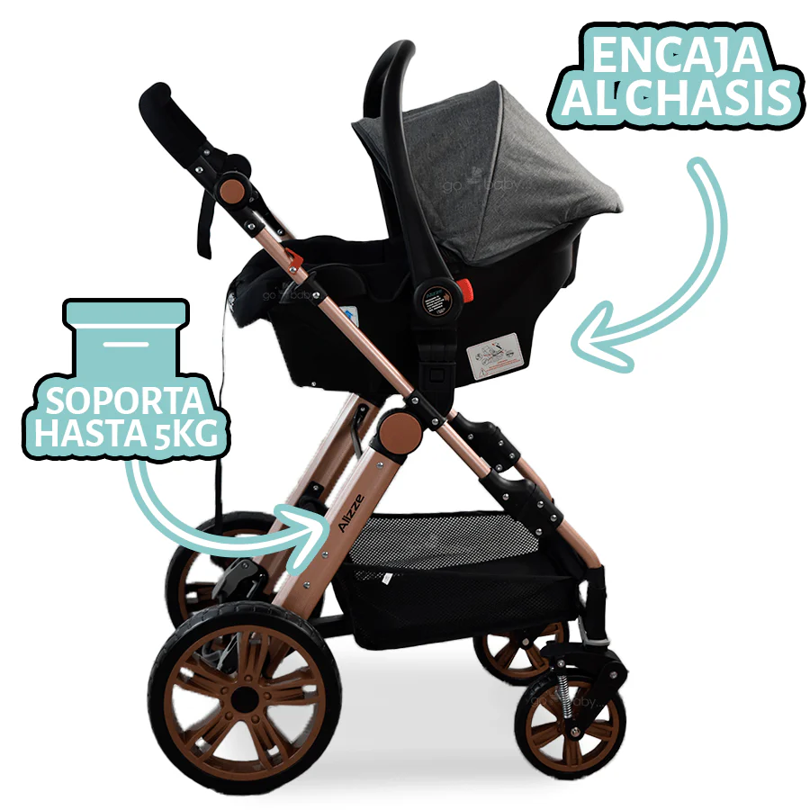 CARRIOLA 4 EN 1 ALIZZE - Imagen 3