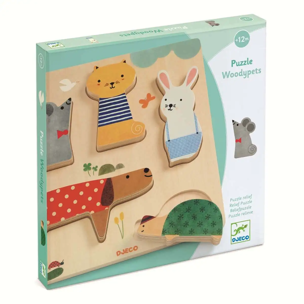 Puzzle de madera Mascotas - Imagen 3