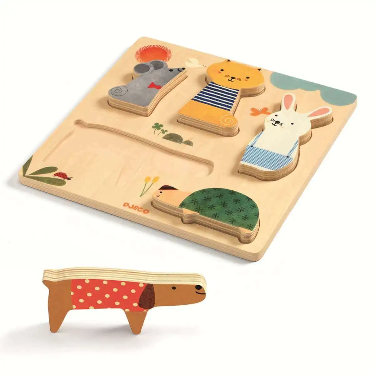 Puzzle de madera Mascotas - Imagen 2
