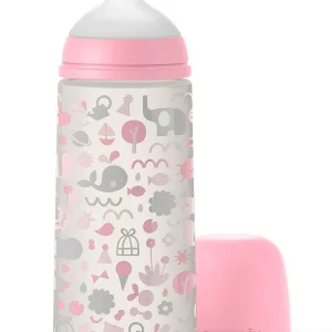 BIBERON FISIOLÓGICO SX PRO 12OZ MEMO ROSA SUAVINEX