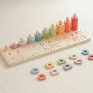 Apilable númerico con formas