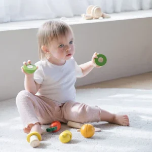 Set de frutas y verduras para cortar