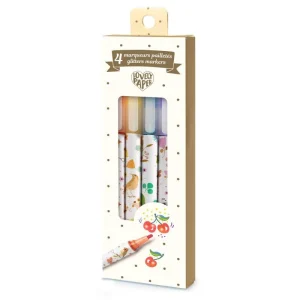 4 marcadores Glitter Lovely Paper