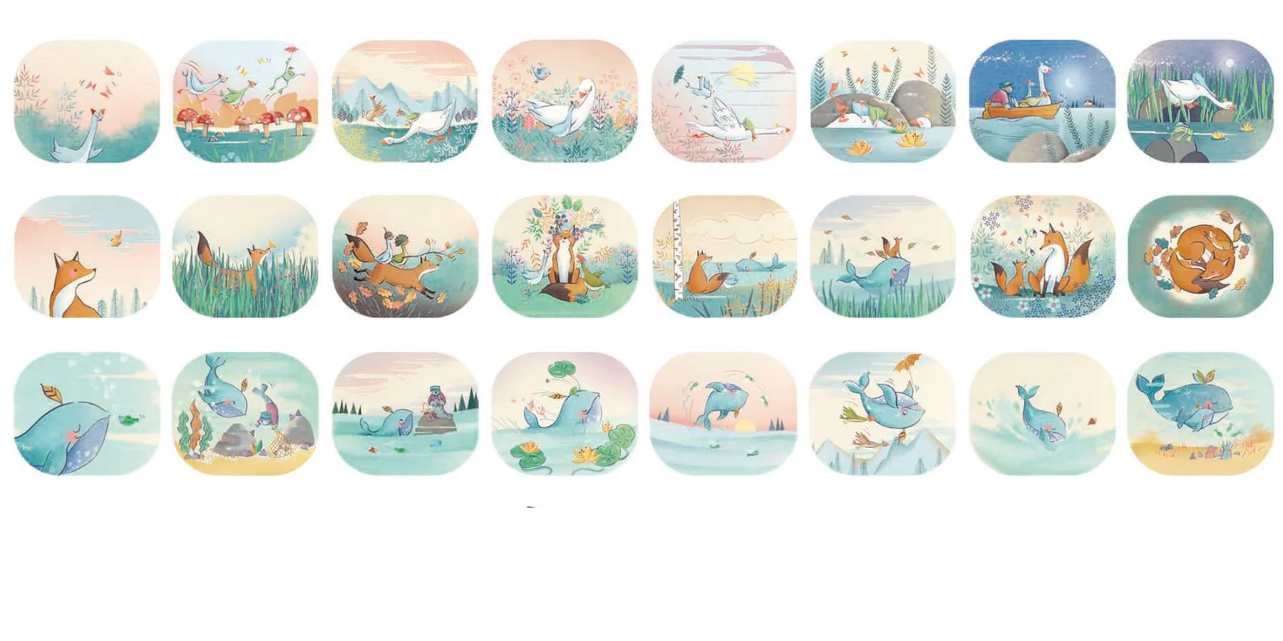 Caja de 3 Discos para Linterna Proyectora - Cuentos Le Voyage D'Olga - Imagen 2