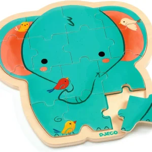 Puzzle Elefante de madera