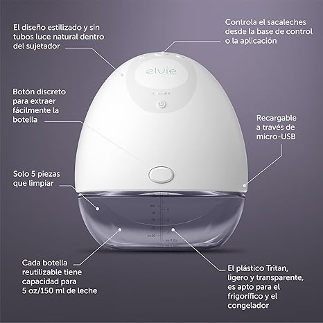 Sacaleches Eléctrico Elvie Pump - Imagen 5