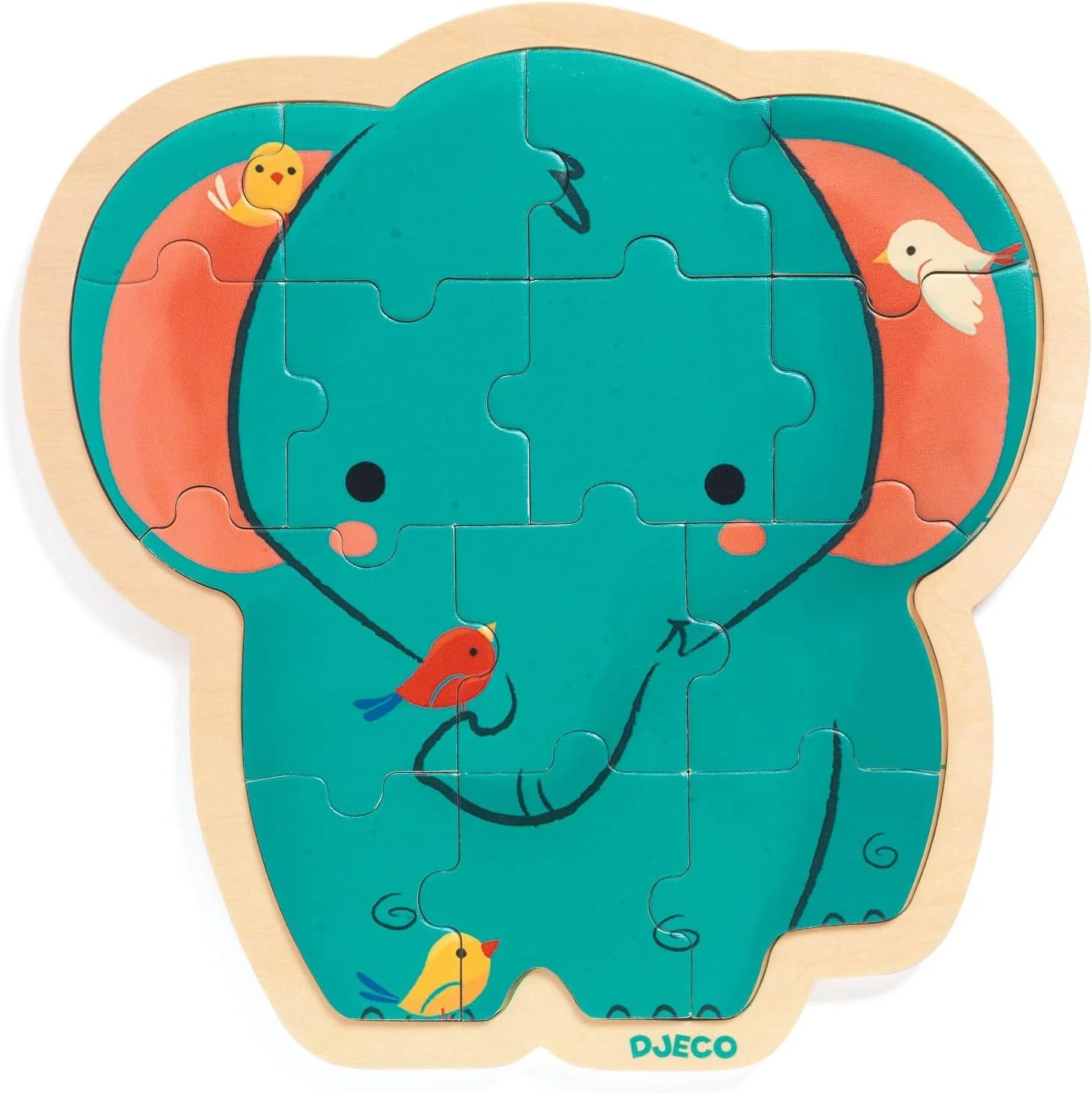 Puzzle Elefante de madera - Imagen 3