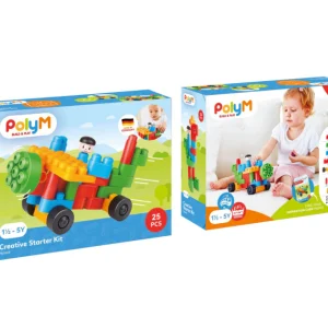 Bloques de Construcción Flexibles Set Creativo 25 Piezas