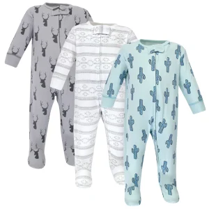3PK PIJAMAS DE ZIPPER NIÑO CACTUS