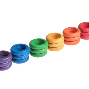 18 anillas (6 colores)