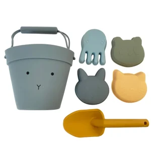 Balde con Pala y Moldes Azul