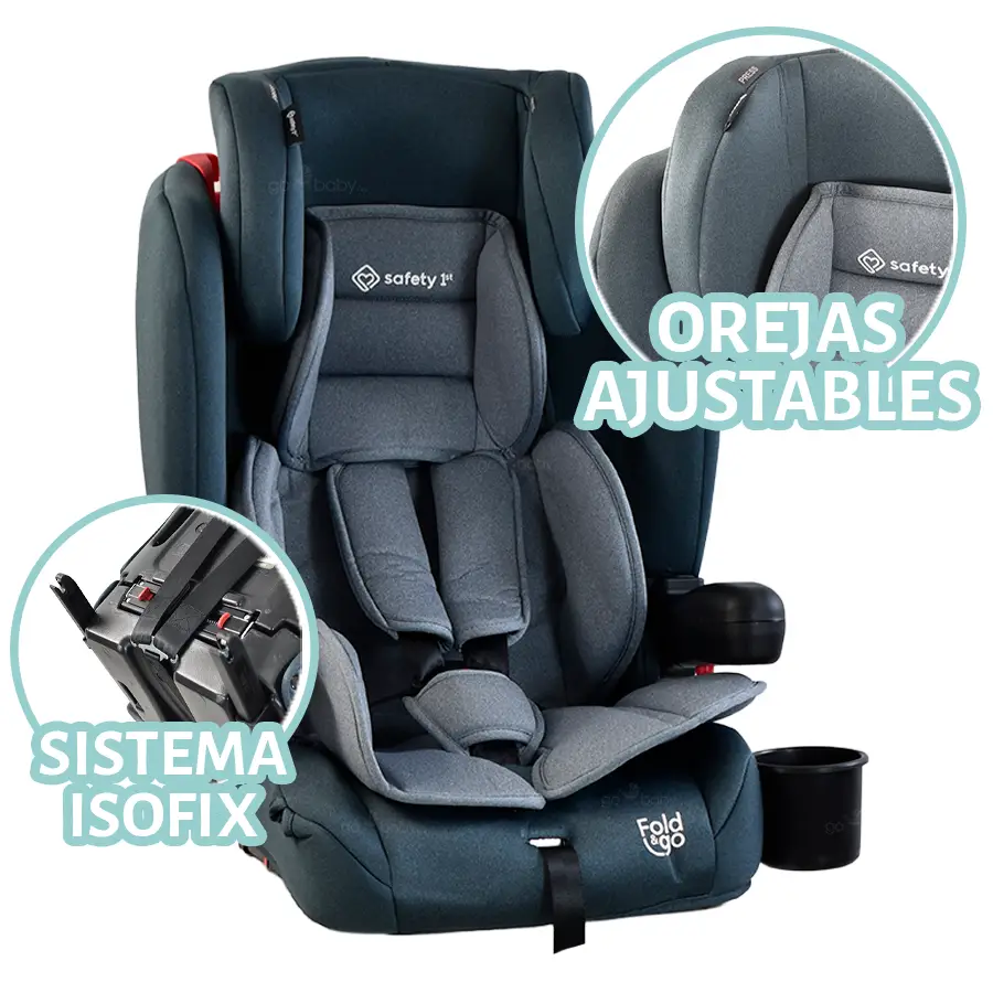 AUTOASIENTO FOLD GO GRIS - Imagen 2