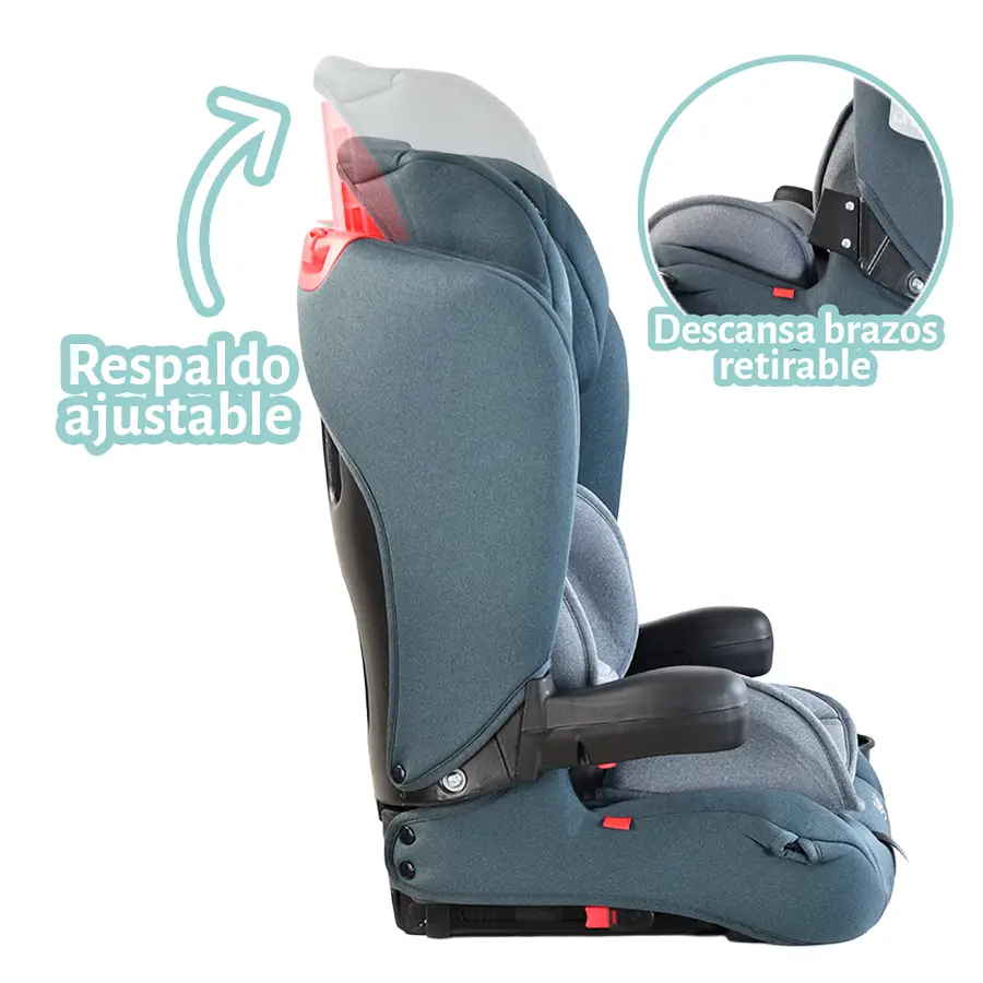 AUTOASIENTO FOLD GO GRIS - Imagen 3