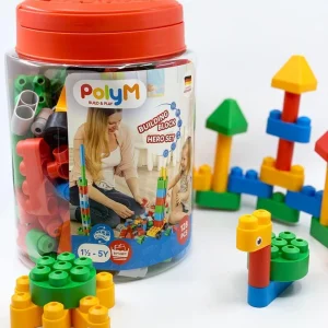 Bloques de Construcción Flexibles Balde 128 Piezas