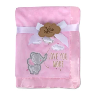 COBIJA ROSADA DE ELEFANTE