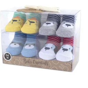 SET DE MEDIAS X 4 UN - ANIMALITOS AD SUTTON