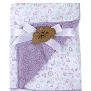 Cobija Morada Corazones Ad Sutton