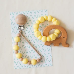 Set Mordillo + Portachupete Custard Yellow