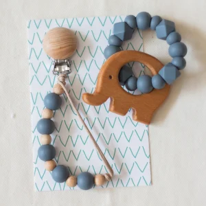 Set Mordillo + Portachupete Dim Gray