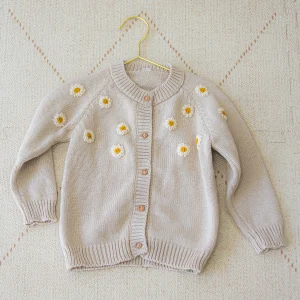 Saco tejido margaritas