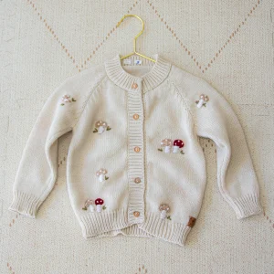 Saco tejido honguitos