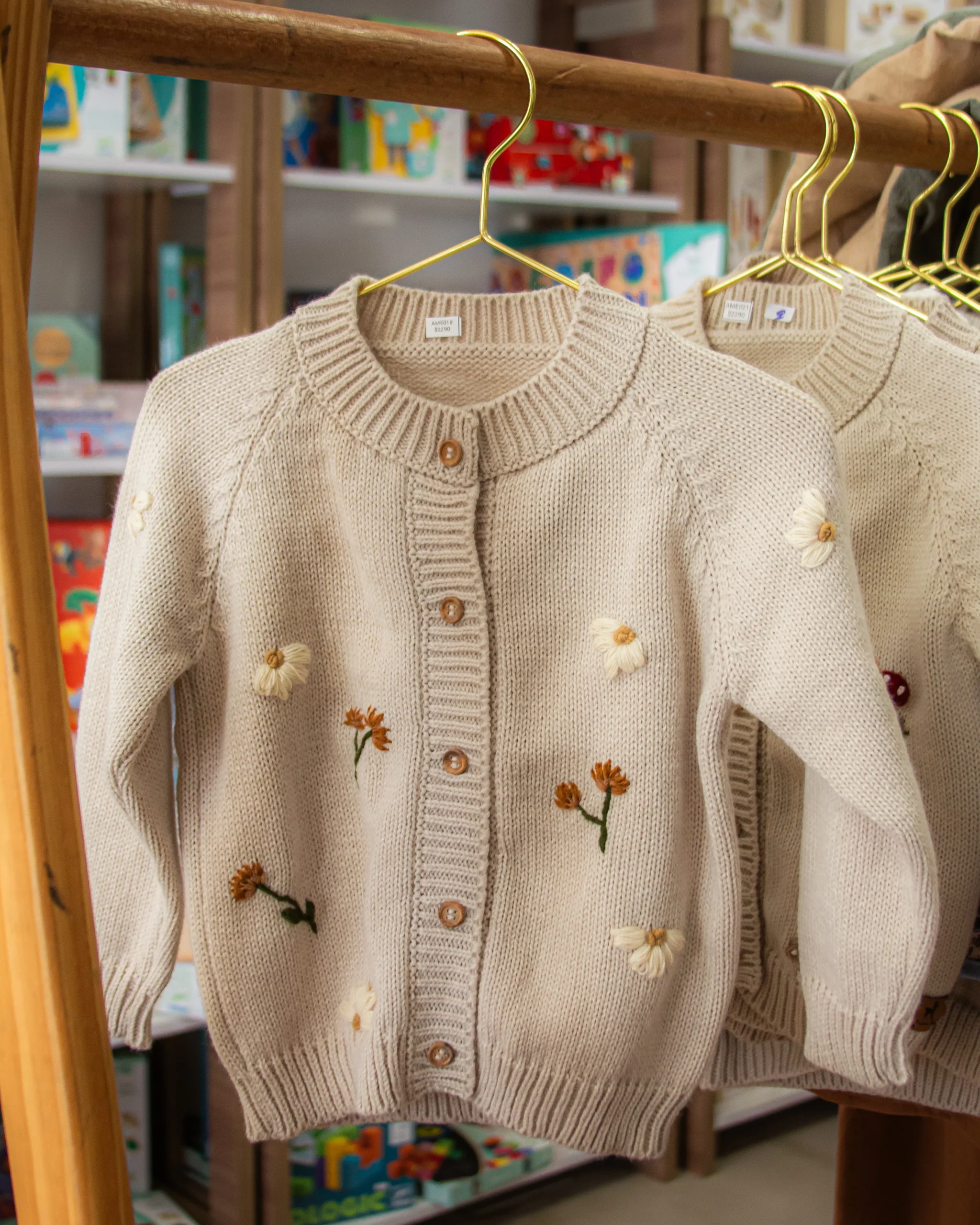 Saco tejido flores - Imagen 5