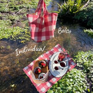 Set Picnic: bolso + mantel