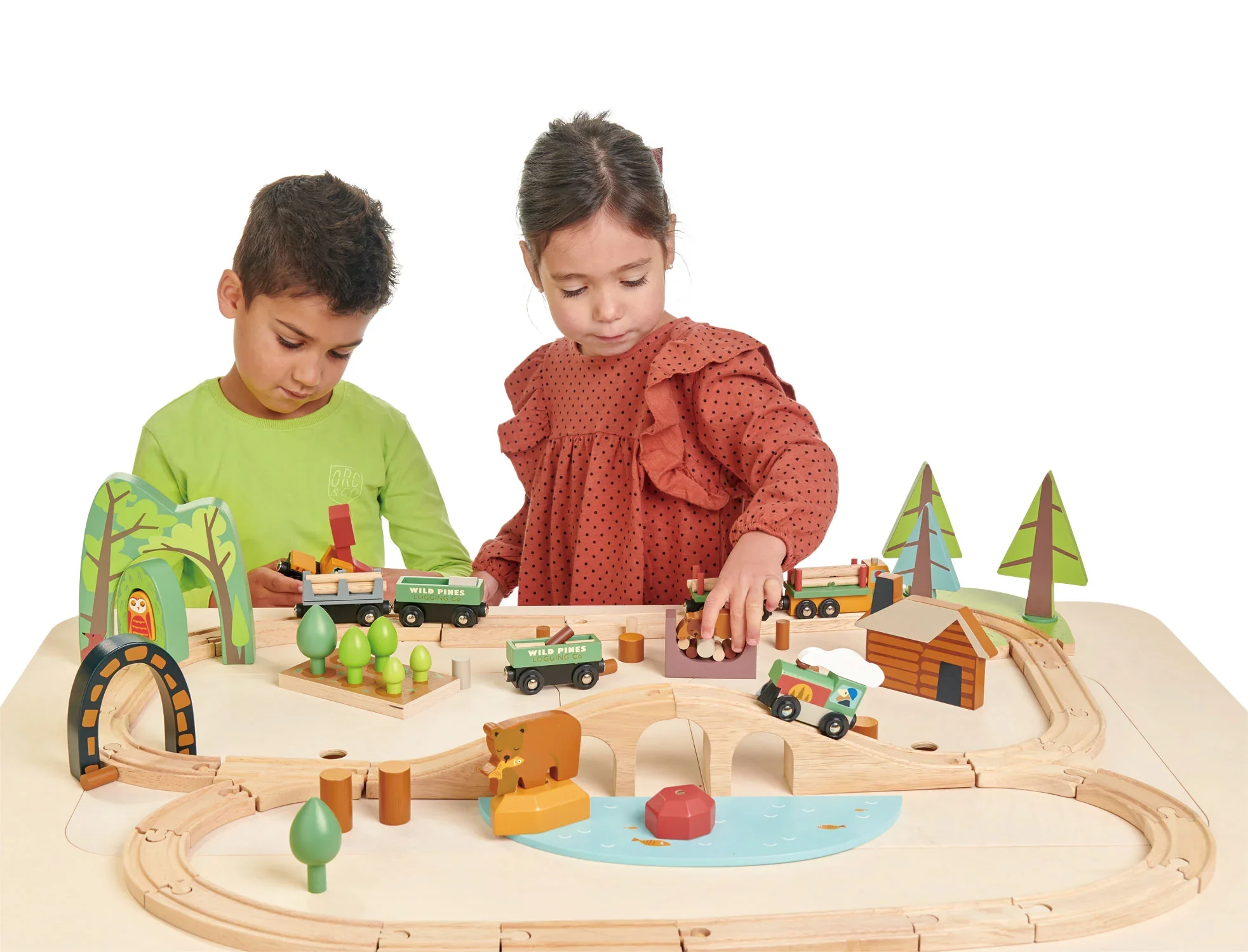 Set Tren en el Bosque - Pista, tren y accesorios - Imagen 3