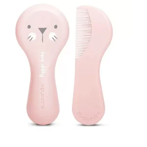 Suavinex - Set de cepillo y peine | Rosa