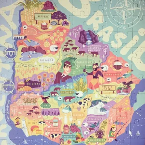 Puzzle Conociendo el Uruguay (120 Piezas)