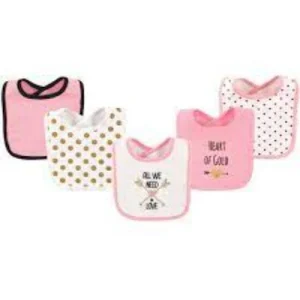 5PK BABERO NIÑA CORAZON