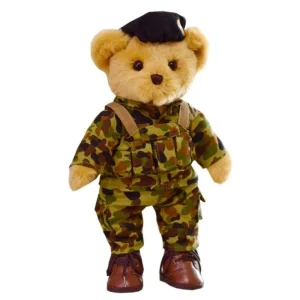 Oso de Peluche Militar
