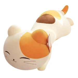 Peluche Gato Blanco y Naranja